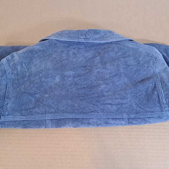 Sequence - light purple lilac real suede leather jacket - size M - Picture 2 of 15